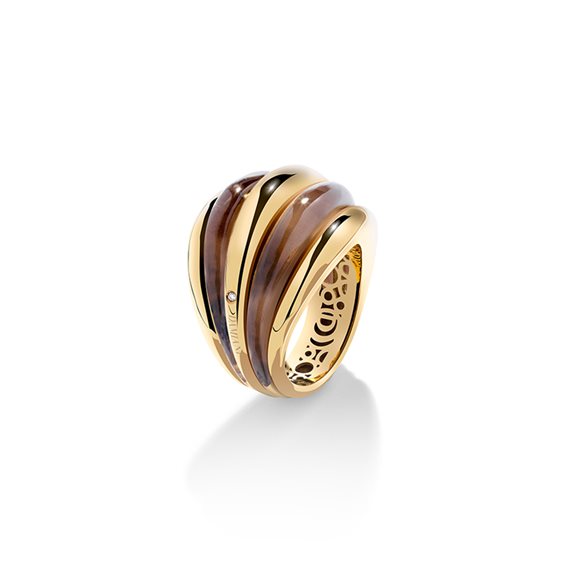 Gazzola Gioielleria Anello Donna Damiani 20076842 13 Spicchi Di Luna Oro